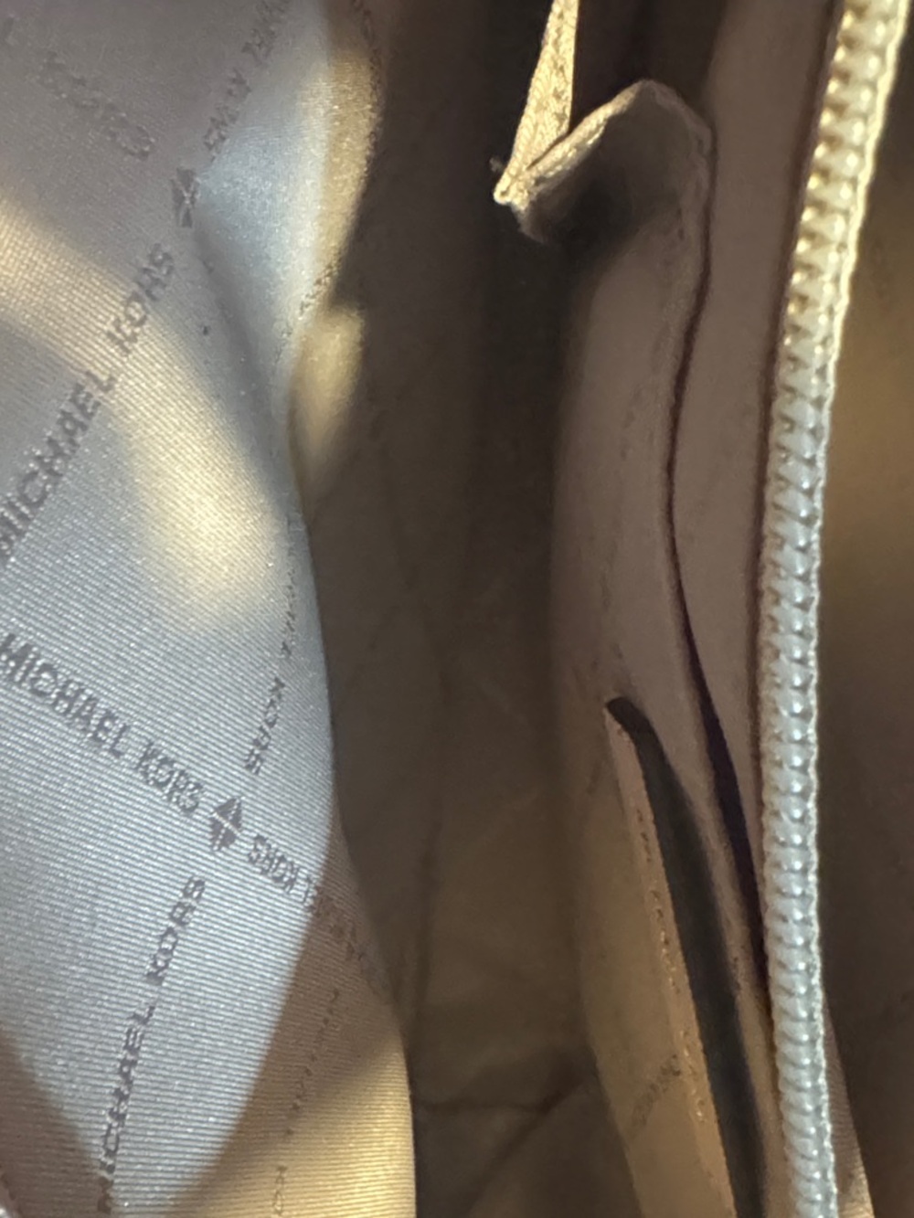 Michael Kors Blush Saffiano Leather Tote with Gold Hardware - Picture 5 of 5